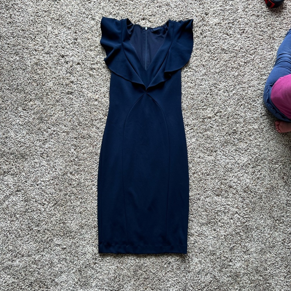 Elegant Navy Dress